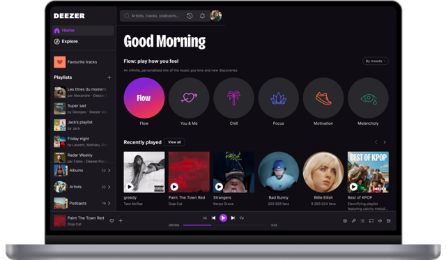 Official application interface