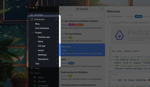 Official application interface