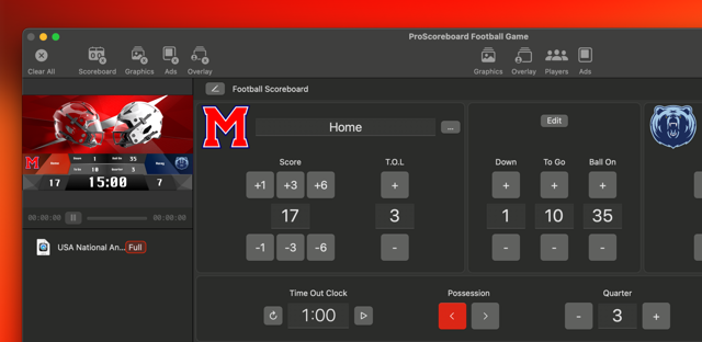 Official application interface