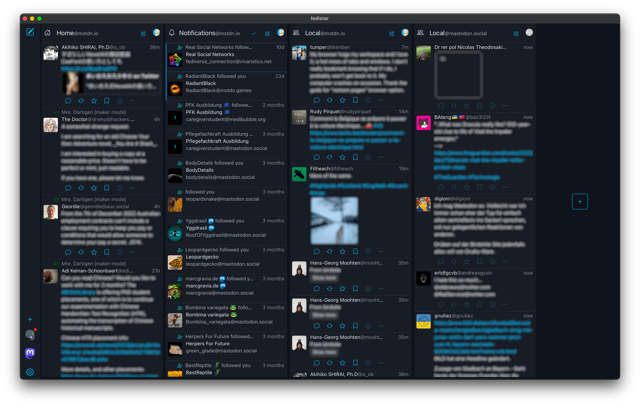 Official application interface