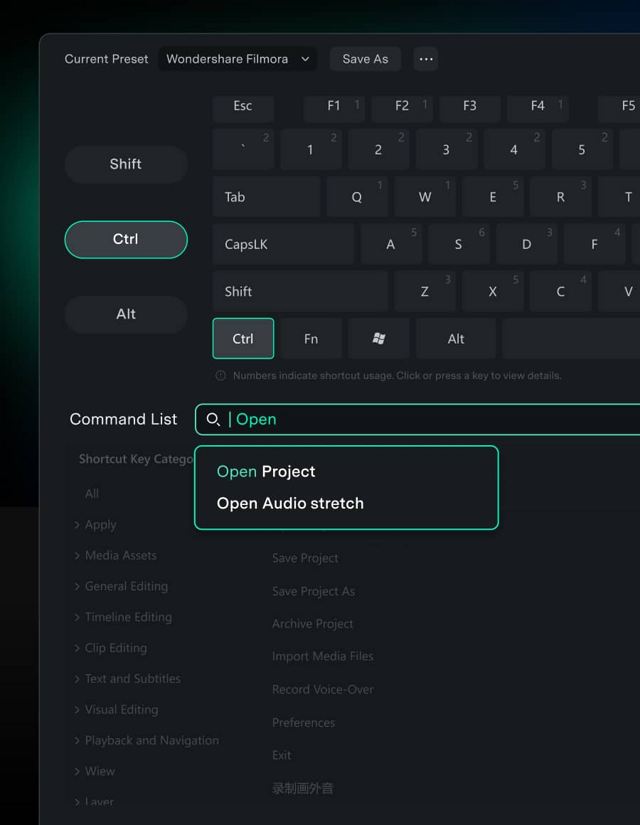 Official application interface