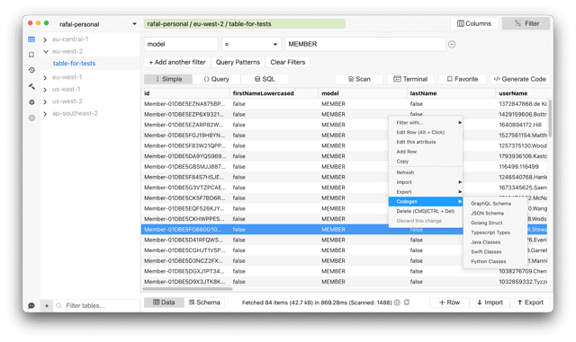 Official application interface