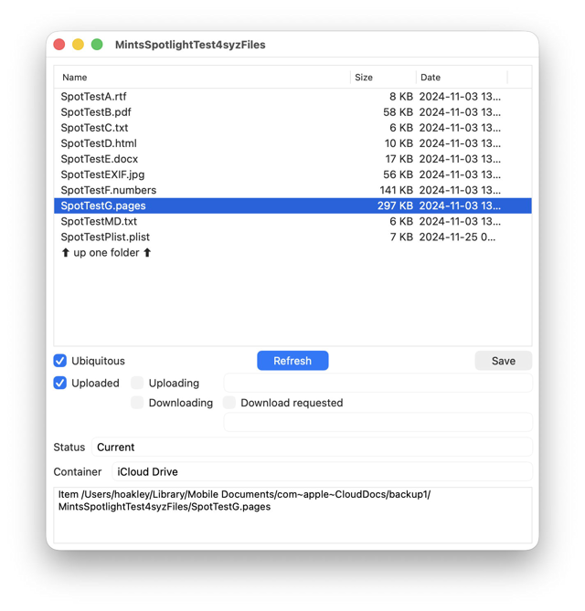 Official application interface