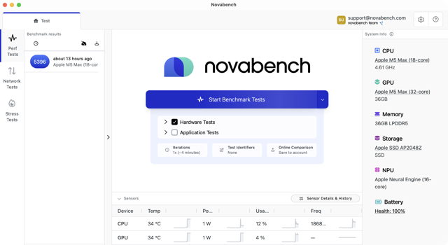Official application interface