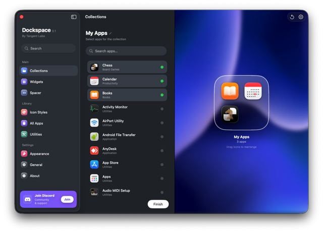 Official application interface
