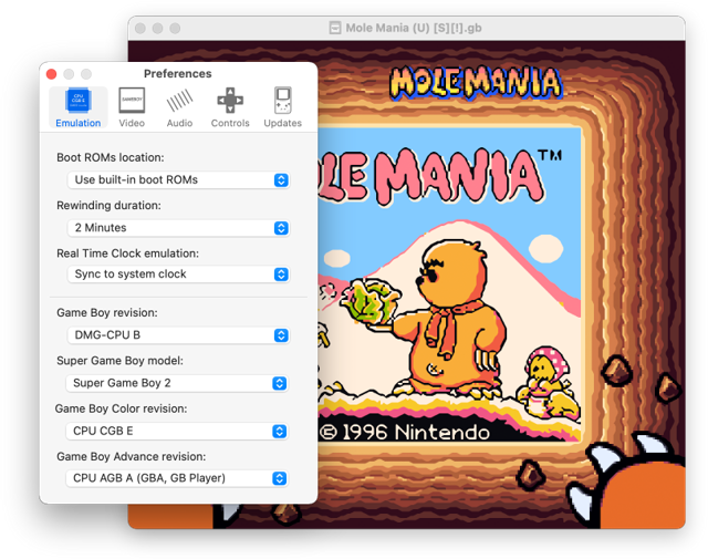 Official application interface