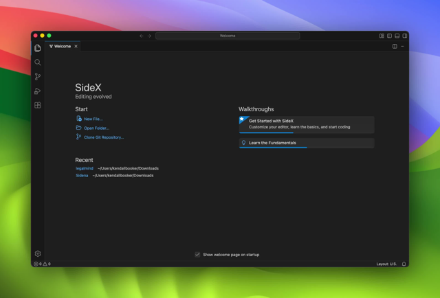 Official application interface