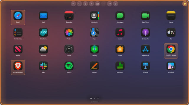 Official application interface