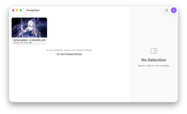 Official application interface