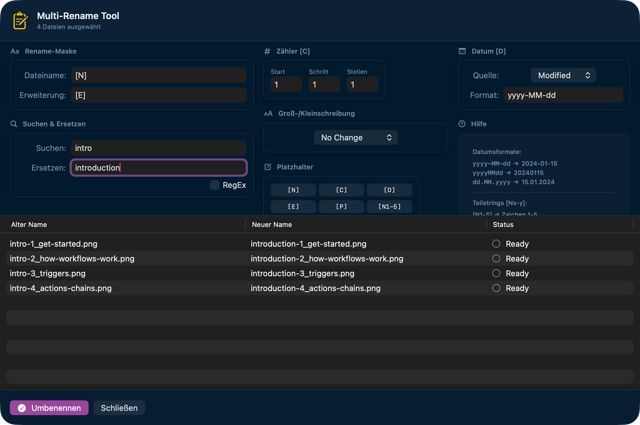 Official application interface