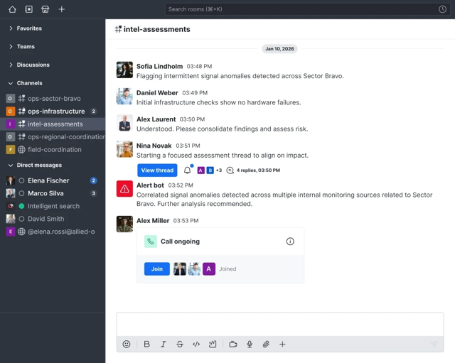 Official application interface
