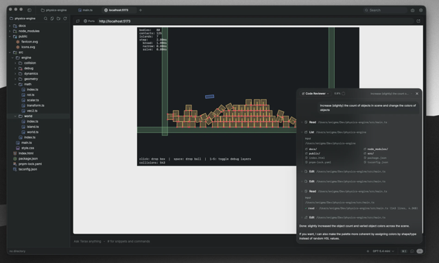 Official application interface
