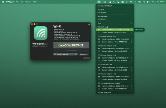 Official application interface