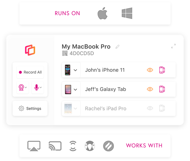Official application interface