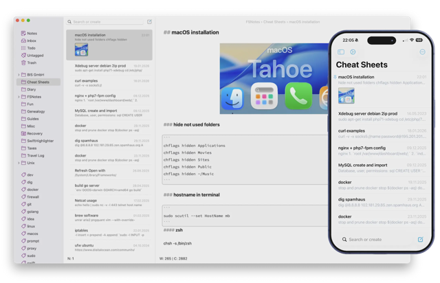 Official application interface