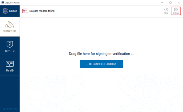 Official Open-EID interface on Windows.