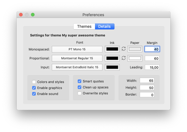 Official application interface