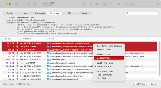 Official application interface
