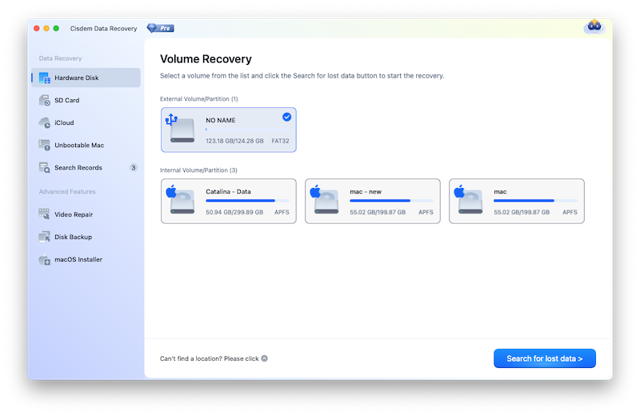 Official application interface
