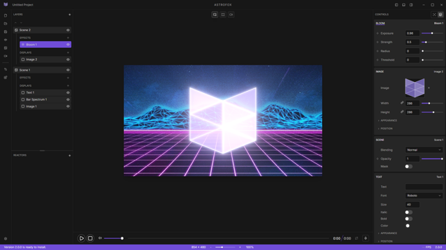 Official application interface
