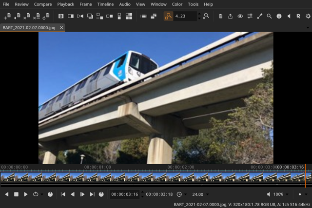 Official documentation preview with media viewing, timeline and playback controls.