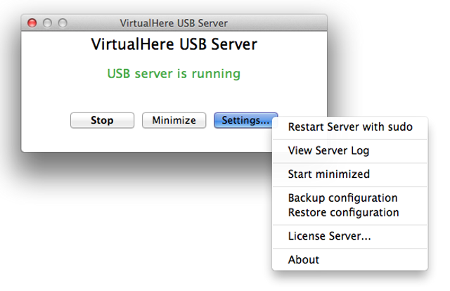 Official application interface
