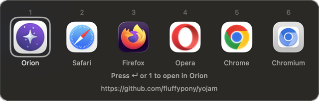 Official application interface