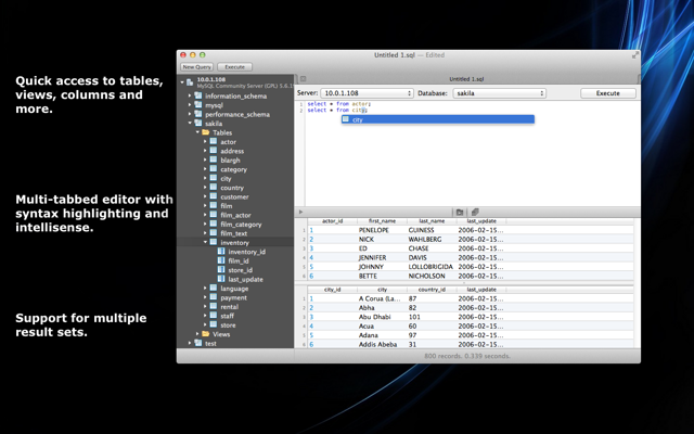 Official application interface