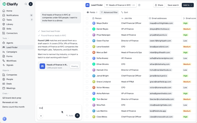 Official application interface