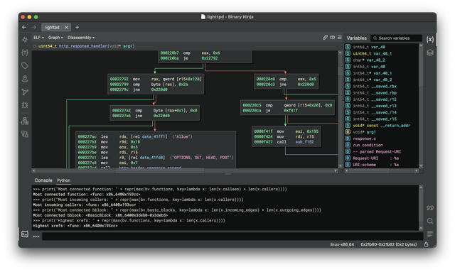 Official application interface