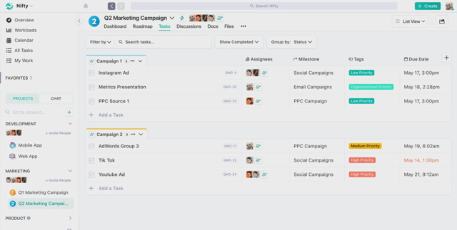 Official application interface