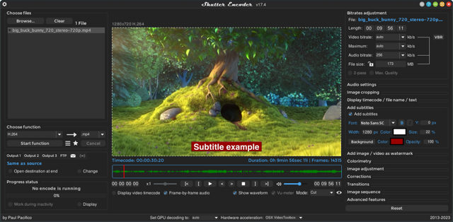 Official application interface