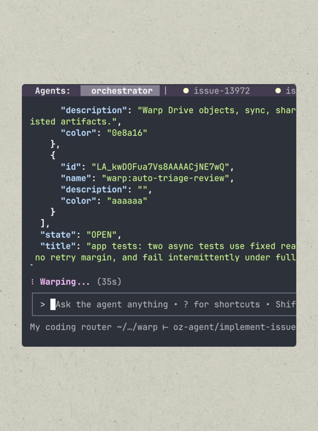 Official application interface