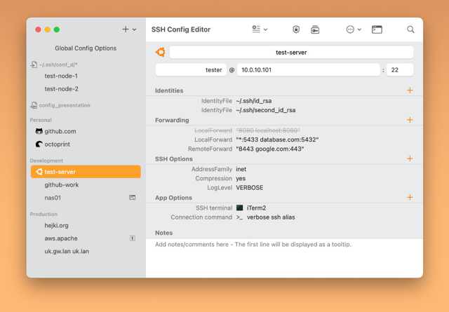 Official application interface