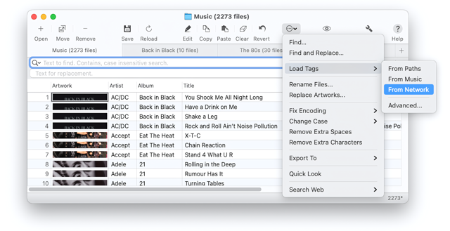 Official application interface