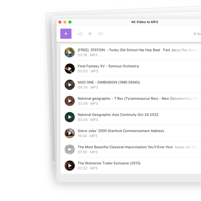 Official application interface