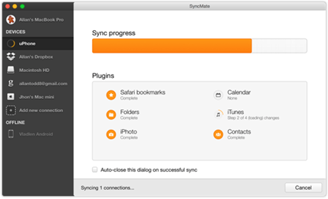 Official application interface