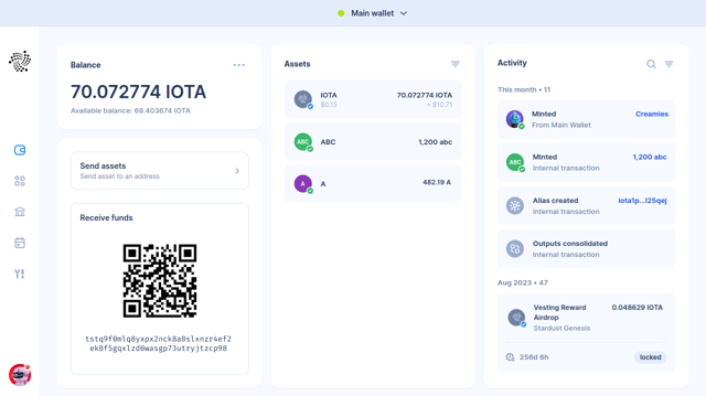 Official application interface