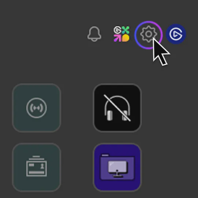 Официальное руководство по восстановлению профилей Stream Deck, показывающее элемент управления настройками приложения; версия и платформа не указаны.