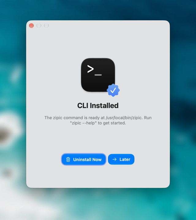 Official application interface