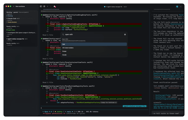 Official application interface