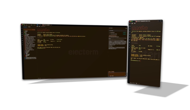 Official electerm README showcase screenshot; not verified as the latest build.