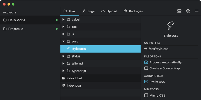 Official application interface
