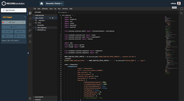 Official application interface