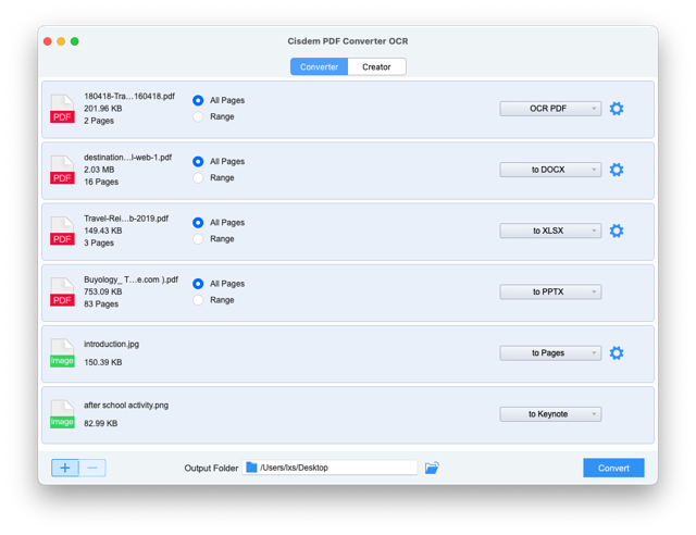 Official application interface