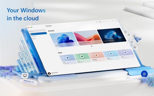 Official Mac App Store illustration of Windows App Connection Center; not live or release-specific.