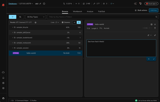 Official repository Browser example with key editing; historical UI, platform unspecified, not current Mac-specific.