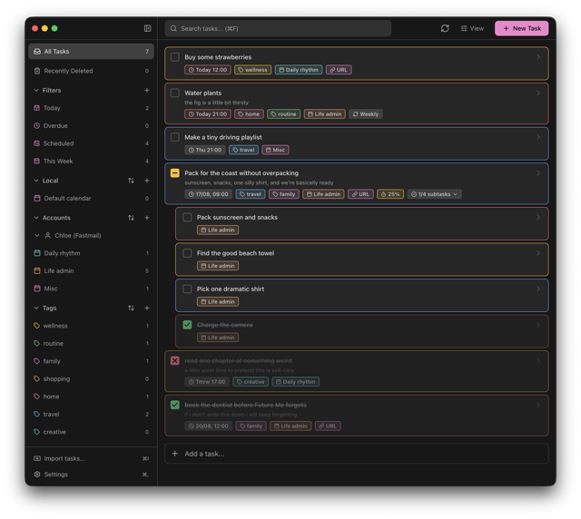Official application interface