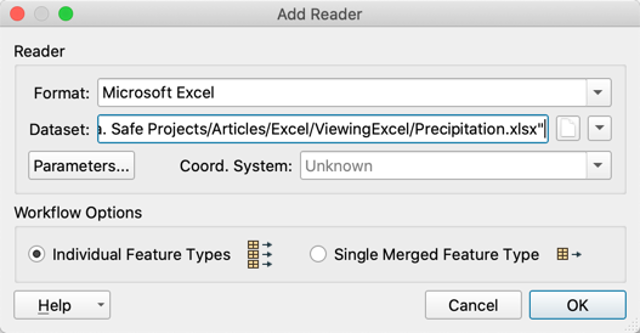 Official Mac Excel-reader dialog example, Oct 2026 guide; build unspecified, not a local test.